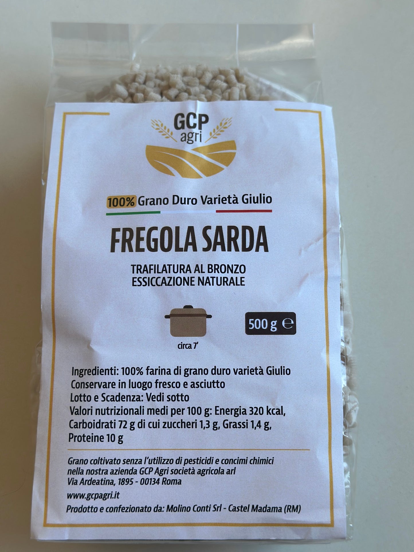 Fregola sarda varietà Giulio